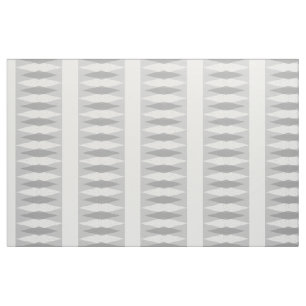 Tissu de coton à motifs de losanges gris moderne