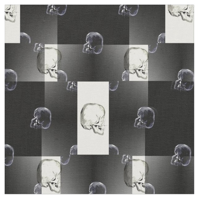 Tissu de coton de l'équipage de squelette (Fermer)