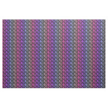 Tissu de coton multicolore d'hexagone