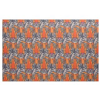 Tissu de coton peigné - Tigre