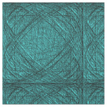 Tissu de coton Turquoise profond Carré de 4 pouces