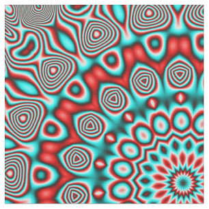Tissu de coutume de l'art abstrait 100