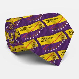 Tissu de cravate du drapeau de la nation Tohono O'