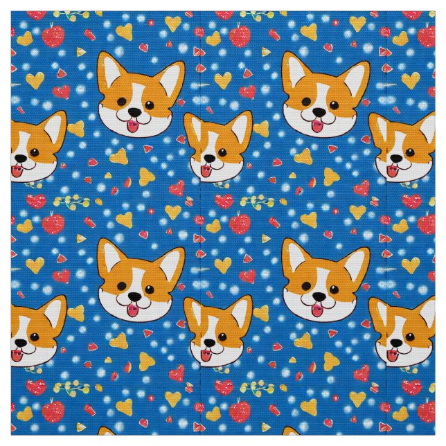 tissu de cutesse de corgi (Échantillon)