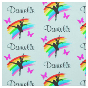TISSU DE DANSER PERSONNALISÉ BLUE RAINBOW