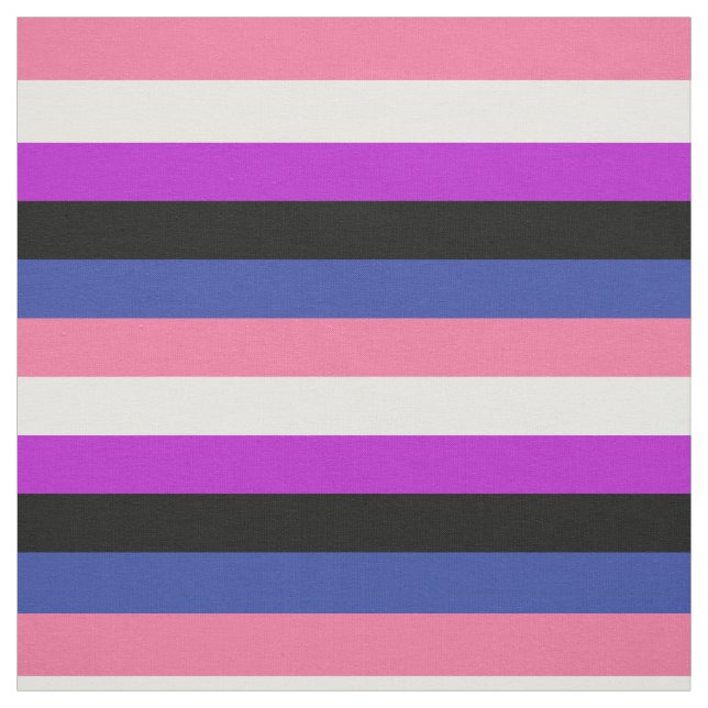 Tissu de drapeau de Genderfluide (Échantillon)