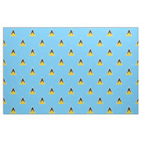 Tissu de drapeau du St Lucia bleu-clair