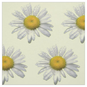 Tissu de fleur de marguerite
