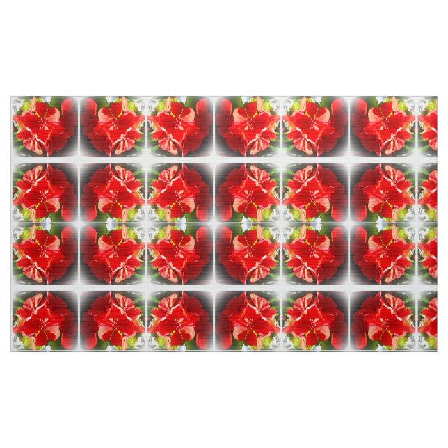 Tissu de géranium de Noël (Yard)