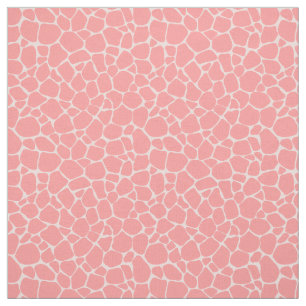 Tissu de girafe rose