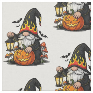 Tissu de Gnome Halloween