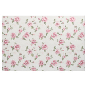 Tissu De jolies roses roses