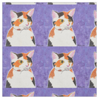 Tissu de Kitty de calicot