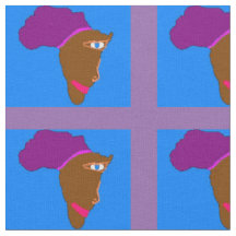 Tissu de l'Afrique de mère