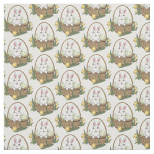 Tissu de lapin de Pâques Tissus de Pâques Personna