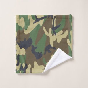 Tissu de lavage de Camo