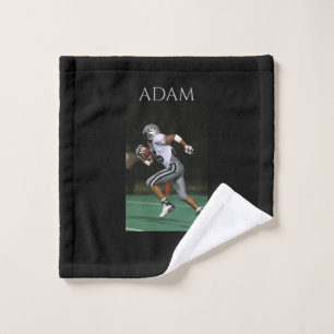 Tissu de lavage du football avec le nom