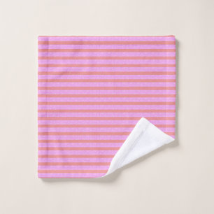 Tissu de lavage rose géométrique