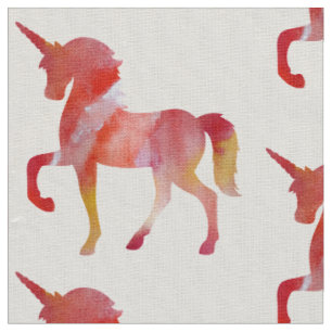 Tissu de linge d'ivoire personnalisé Unicorne (lar