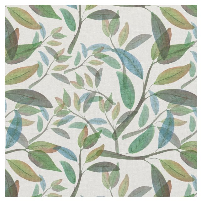 Tissu de liss botaniques (Fermer)