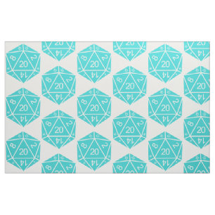 Tissu de matrices de la turquoise D20
