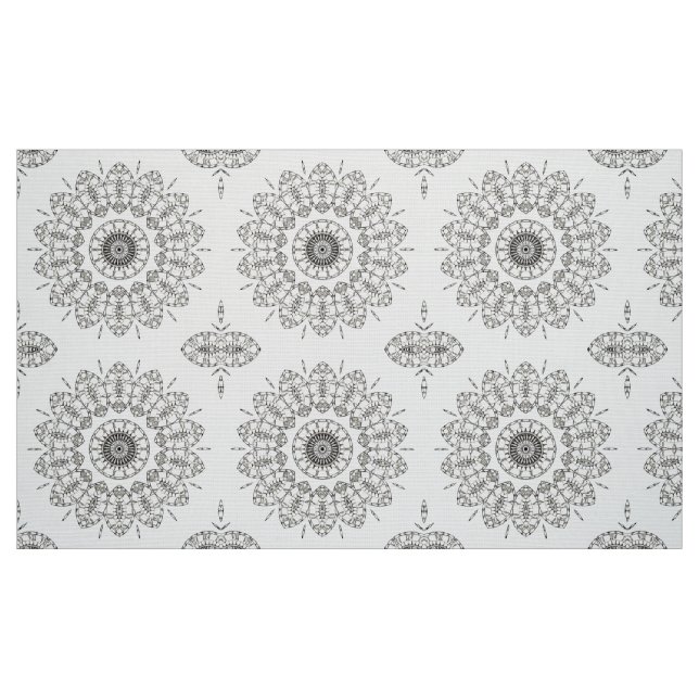 Tissu de médaillon de fleur de Boho (Fat Quarter)