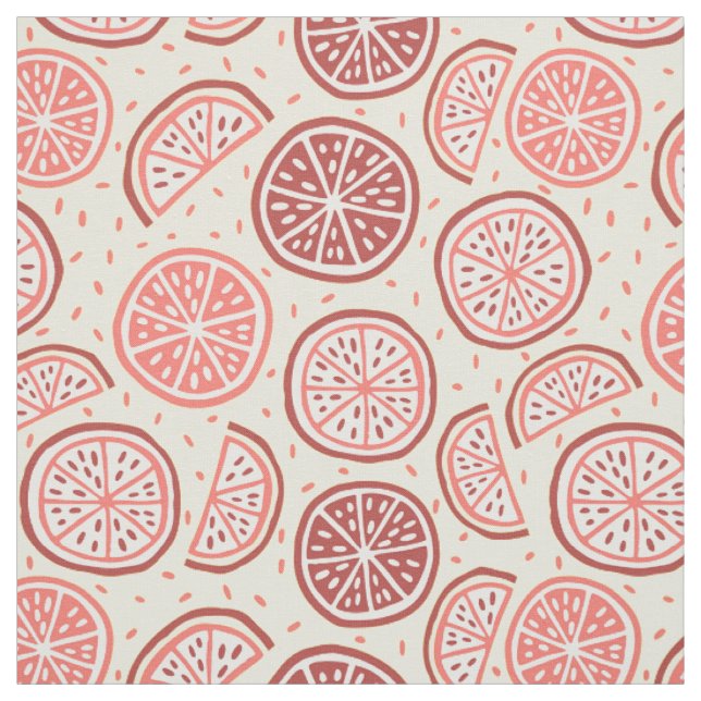 Tissu de motif d'agrume (Échantillon)