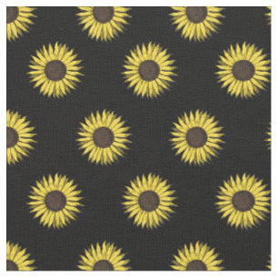 tissu de motif de tournesol