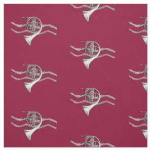 Tissu de musique de cor de harmonie