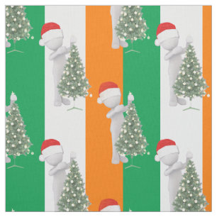 tissu de noël irlandais