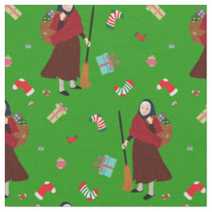 tissu de noël Witch Befana