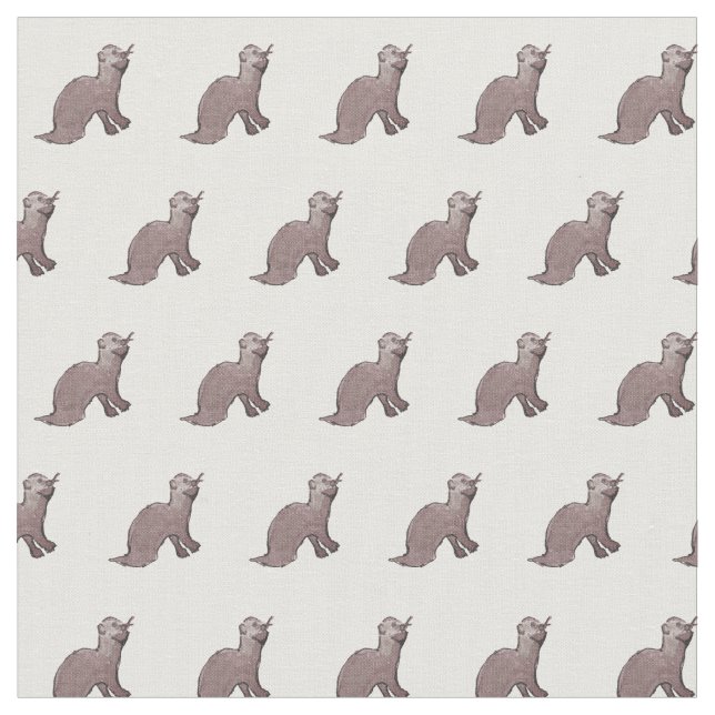 Tissu de Otter (Fermer)