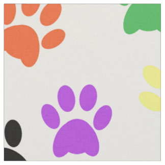 tissu de pattes de chat