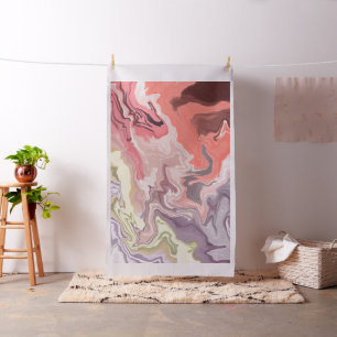 Tissu de peinture acrylique liquide Abstrait - col