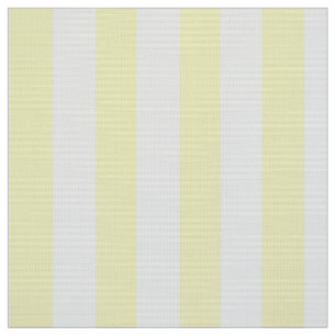 Tissu de peuplier imprimé, rayures jaune et blanch