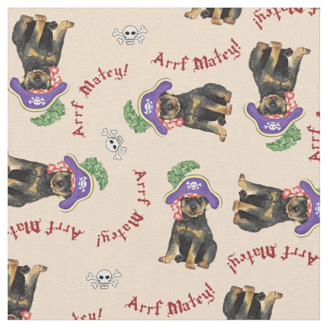 Tissu de pirate Rottweiler (Fermer)
