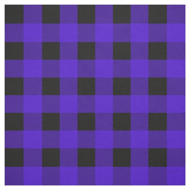 Tissu de plaid de Buffalo violet foncé (Échantillon)