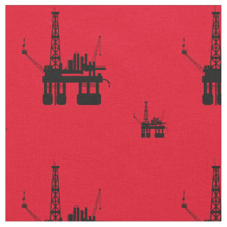 Tissu de plate-forme à huile - rouge