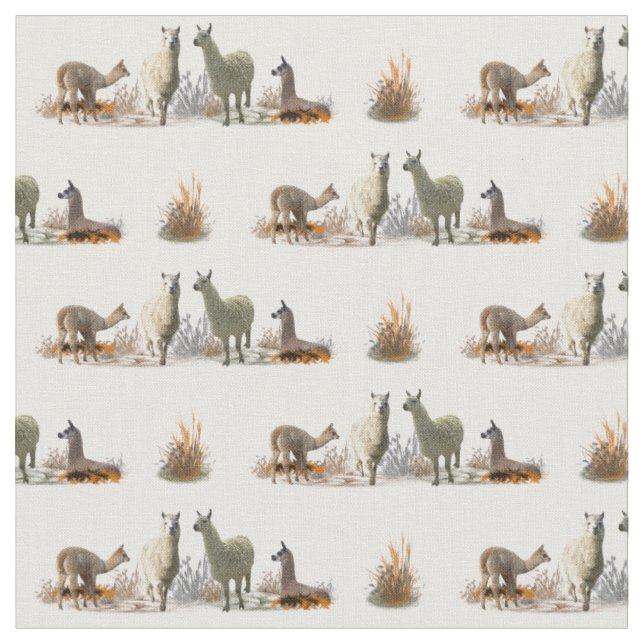 Tissu de prés de lama (choisir la couleur) (Fermer)