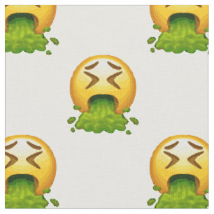 tissu de puking émoji
