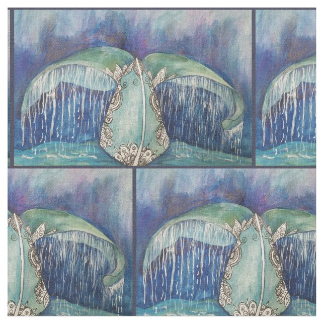 tissu de queue de baleine (Fermer)