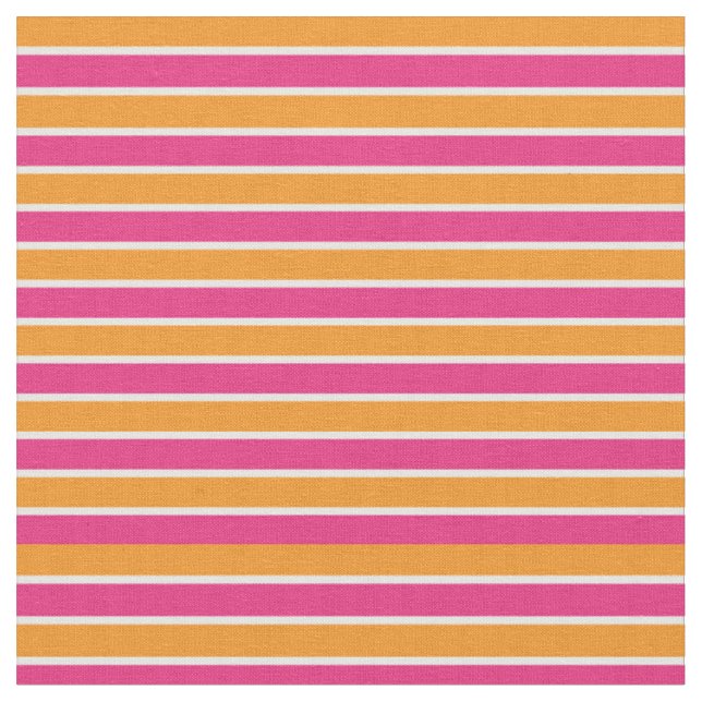 Tissu de rayure de roses indien et d'orange (Fermer)