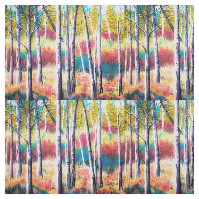 Tissu de rêve Abstrait Aspen (Échantillon)