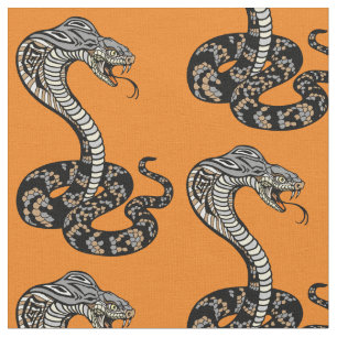 tissu de serpent de cobré