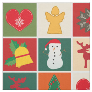 tissu de temps noël