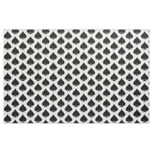 Tissu de textile d'as de pique de thème de Las