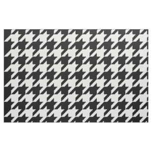 Tissu de textile noir et blanc de motif de