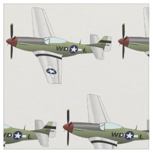 Tissu de Warbird de mustang