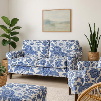 Tissu Décoration de jardin victorienne vintage à fleurs 