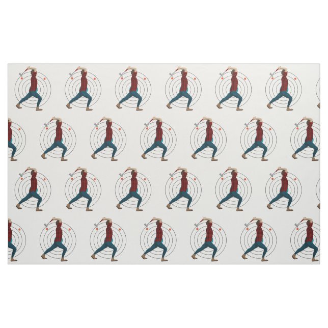 Tissu Défilement Ax (Fat Quarter)